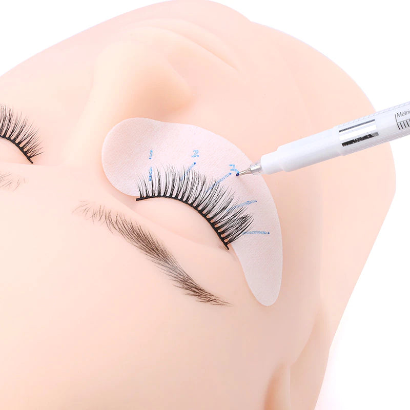 Skin Marker Pen Sterile Beauty Eyelash Extension Fixed Point Marker Pen Skin Positioning Marker for Tattoo Eyelash Grafting Tool