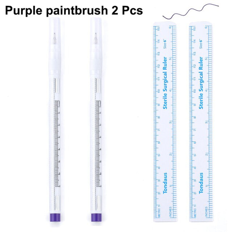 Skin Marker Pen Sterile Beauty Eyelash Extension Fixed Point Marker Pen Skin Positioning Marker for Tattoo Eyelash Grafting Tool