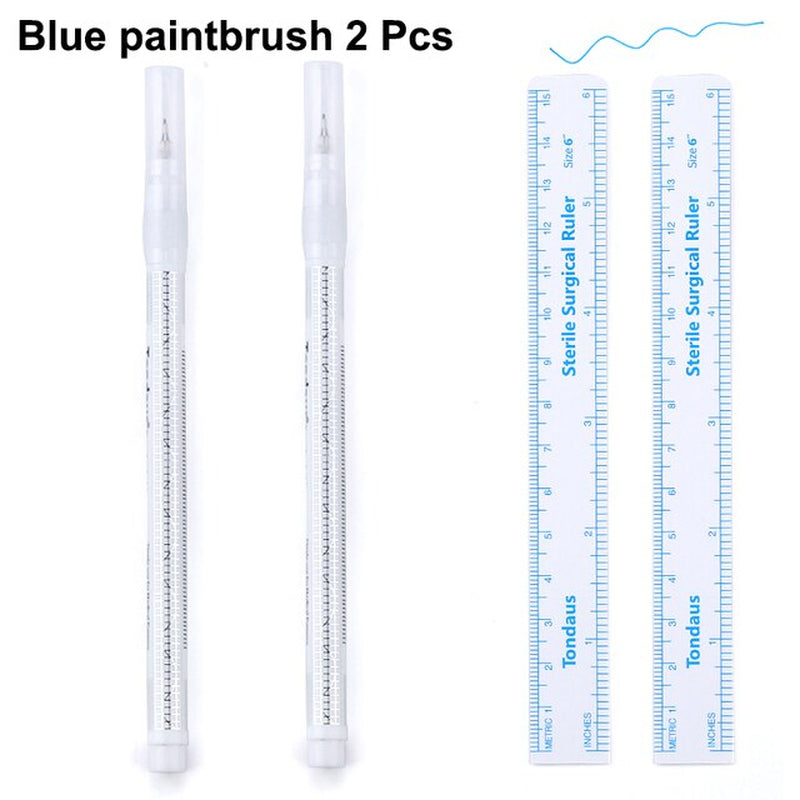 Skin Marker Pen Sterile Beauty Eyelash Extension Fixed Point Marker Pen Skin Positioning Marker for Tattoo Eyelash Grafting Tool