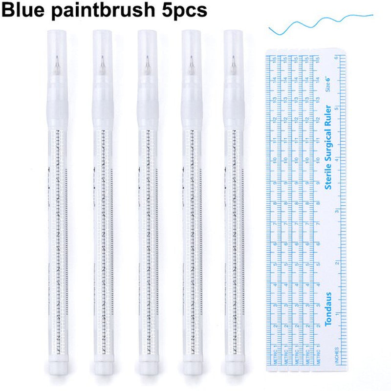 Skin Marker Pen Sterile Beauty Eyelash Extension Fixed Point Marker Pen Skin Positioning Marker for Tattoo Eyelash Grafting Tool